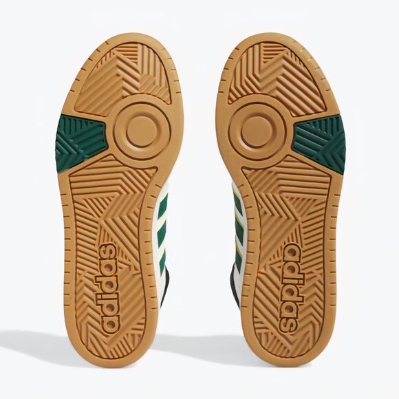 NWB- Adidas "Hoops 3.0 Mid" Men's, Classic, Vintage Shoes- White/Green-Size:11.5 - Picture 15 of 16